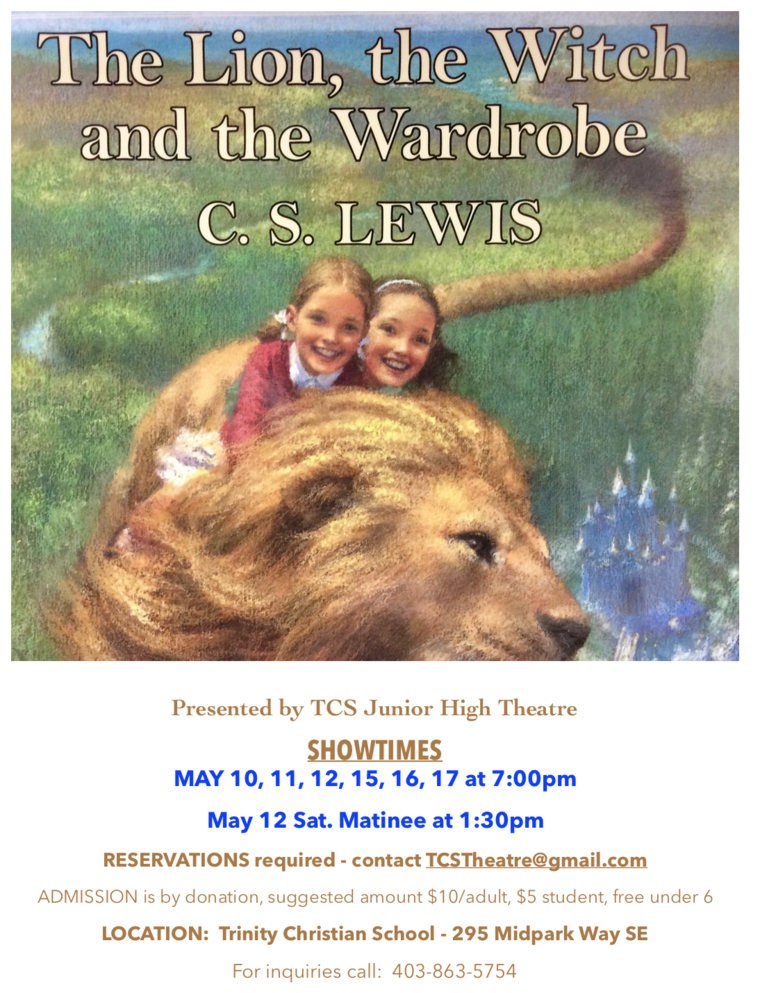 Tcs Theatre Presents The Lion The Witch And The Wardrobe