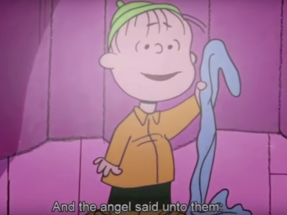 charlie brown christmas linus